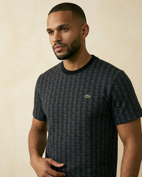 St. Martin Co LC Diamond Jacquard Crew Neck Tee — side view
