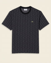 St. Martin Co LC Diamond Jacquard Crew Neck Tee — front view