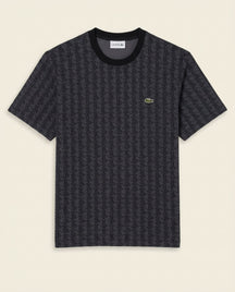 St. Martin Co LC Diamond Jacquard Crew Neck Tee — front view