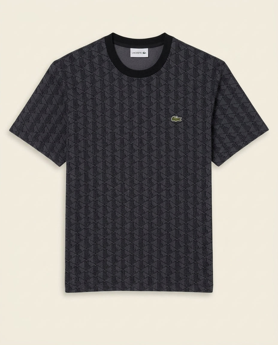 St. Martin Co LC Diamond Jacquard Crew Neck Tee — front view