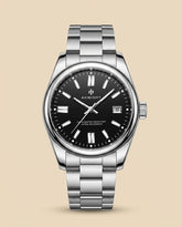 St. Martin Co PD Midnight Dial Steel Bracelet Watch — front view