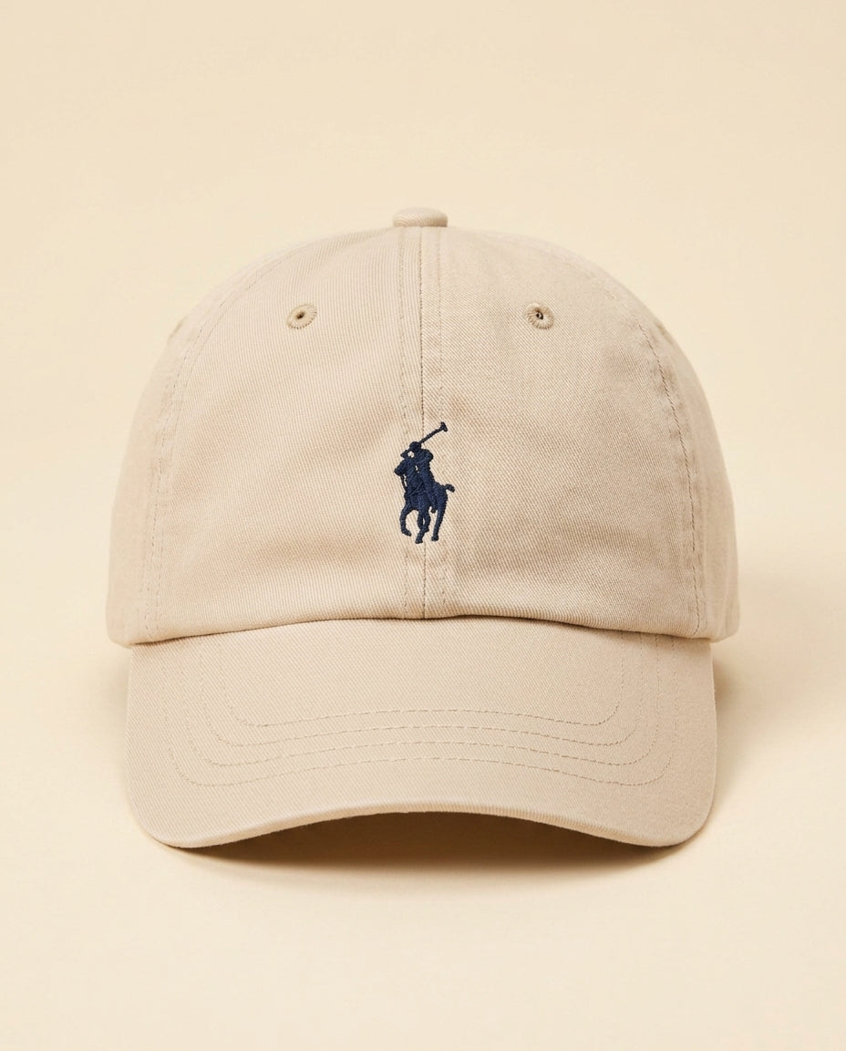 St. Martin Co RL Stone Chino Six-Panel Cap — front view