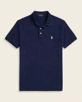 St. Martin Co RL Navy Piqué Short Sleeve Polo — front view