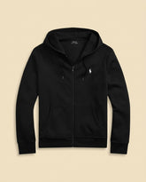 St. Martin Co RL Black Full-Zip Fleece Hoodie — front view