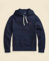 St. Martin Co RL Navy Fleece Pullover Hood — front view