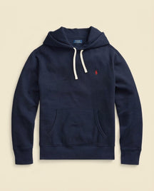 St. Martin Co RL Navy Fleece Pullover Hood — front view