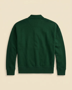 St. Martin Co RL Forest Polo Collar Fleece Sweatshirt — back view