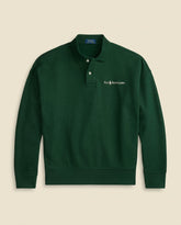 St. Martin Co RL Forest Polo Collar Fleece Sweatshirt — front view