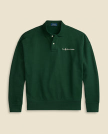 St. Martin Co RL Forest Polo Collar Fleece Sweatshirt — front view