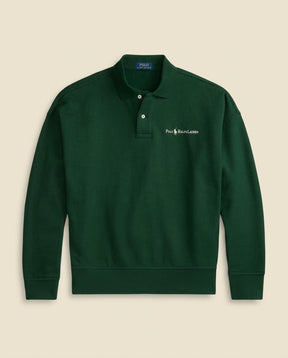 St. Martin Co RL Forest Polo Collar Fleece Sweatshirt — front view