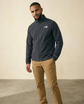 St. Martin Co TNF Charcoal Windwall Full-Zip Fleece — side view
