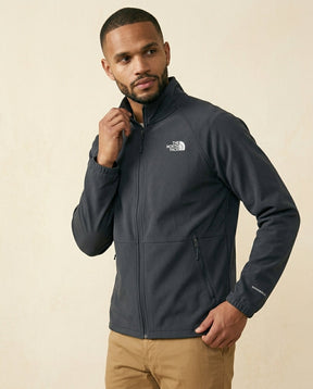 St. Martin Co TNF Charcoal Windwall Full-Zip Fleece — back view