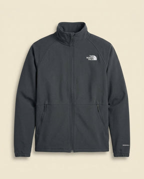 St. Martin Co TNF Charcoal Windwall Full-Zip Fleece — front view