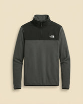 St. Martin Co TNF Slate Quarter-Zip Blocked Fleece — front view