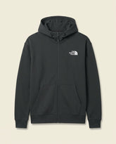 St. Martin Co TNF Dark Slate Full-Zip Hooded Fleece — front view