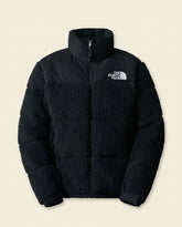 St. Martin Co TNF High-Pile Fleece Quilted Zip Jacket — front view