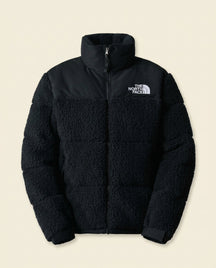 St. Martin Co TNF High-Pile Fleece Quilted Zip Jacket — front view