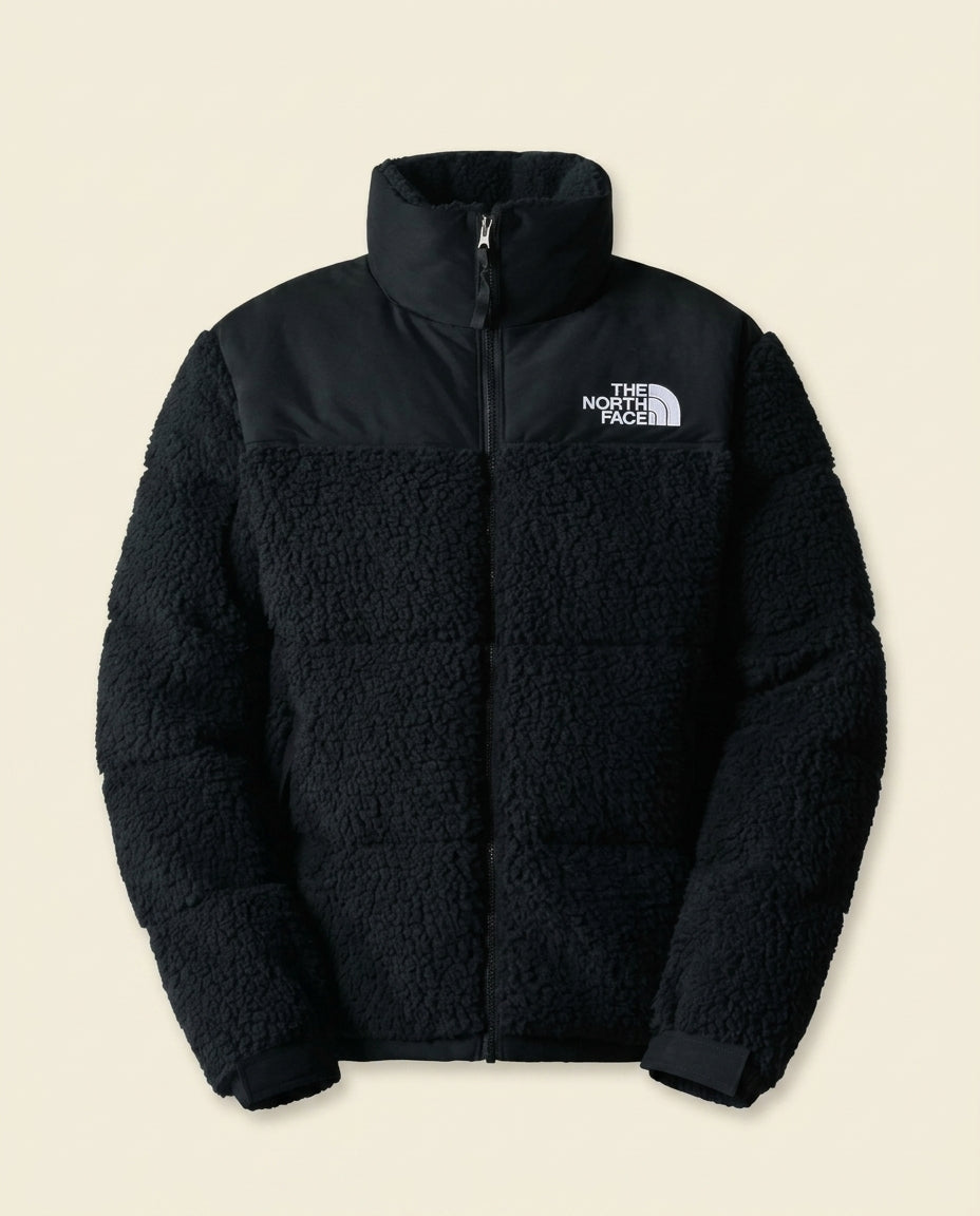 St. Martin Co TNF High-Pile Fleece Quilted Zip Jacket — front view