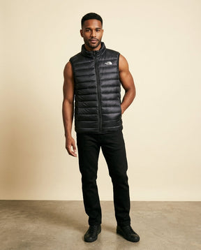 St. Martin Co TNF Quilted Down Gilet Three Colourways — side view