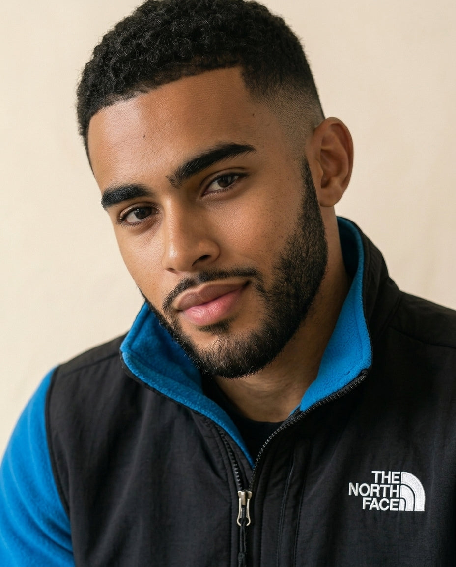 St. Martin Co TNF Alpine Colourblock Full-Zip Fleece — detail view
