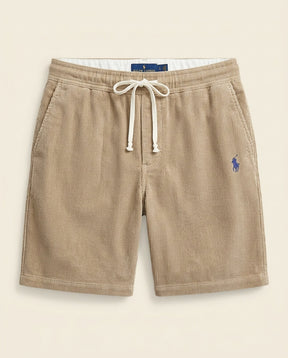 St. Martin Co RL Sand Corduroy Drawstring Shorts — front view