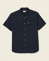 St. Martin Co LC Navy Oxford Button-Down Short Sleeve — front view