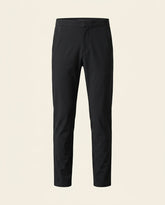 St. Martin Co Black Slim-Cut Tailored Stretch Trouser — front view