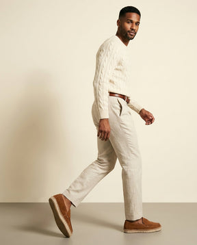 St. Martin Co Tan Suede Penny Loafer Espadrille — detail view