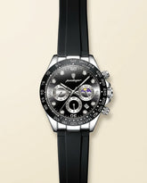 St. Martin Co PD Nocturne Chronograph Moon Dial Watch — front view