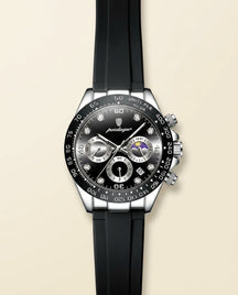 St. Martin Co PD Nocturne Chronograph Moon Dial Watch — front view