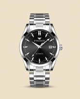 St. Martin Co FG Sunray Dial Automatic Steel Bracelet Watch — front view