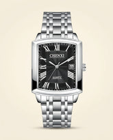 St. Martin Co CX Tonneau Dial Roman Bracelet Watch — front view