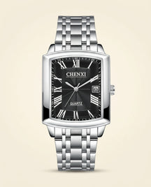 St. Martin Co CX Tonneau Dial Roman Bracelet Watch — front view