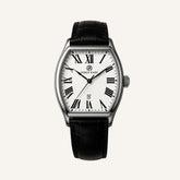 St. Martin Co Tonneau Case White Dial Dress Watch — front view