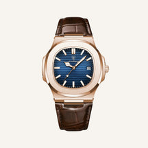 St. Martin Co Rose Gold Integrated Sport Watch Slate Dial — side view