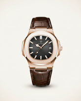 St. Martin Co Rose Gold Integrated Sport Watch Slate Dial — back view