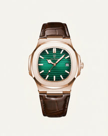 St. Martin Co Rose Gold Integrated Sport Watch Slate Dial — detail view