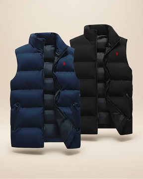 St. Martin Co RL Alpine Gilet and Roll-Neck Set — detail view