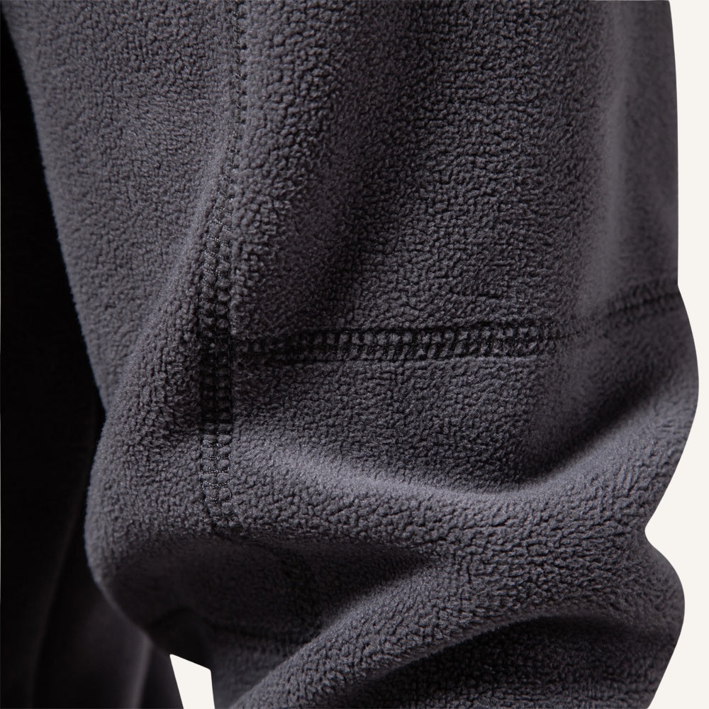 St. Martin Co Slate Fleece Quarter-Zip Pullover — detail view