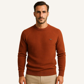 St. Martin Co Teal Waffle-Knit Raglan Crew Sweater — side view