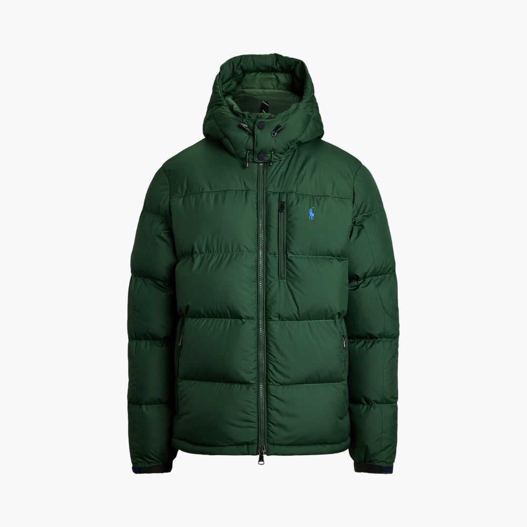 St. Martin Co RL Hooded Channel-Quilted Puffer Jacket — detail view
