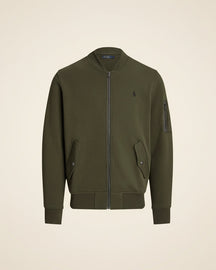 St. Martin Co RL Navy Fleece Bomber — back view