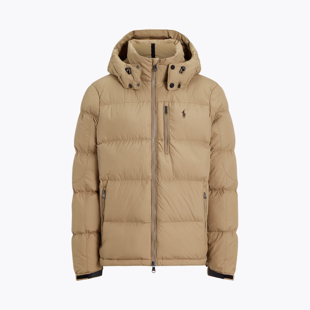 St. Martin Co RL Hooded Channel-Quilted Puffer Jacket — detail view