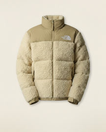St. Martin Co TNF Black Sherpa Quilted Zip Jacket — detail view