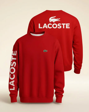 St. Martin Co LC Forest Crewneck Sleeve-Script Sweatshirt — detail view