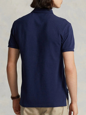 St. Martin Co RL Black Piqué Short-Sleeve Polo — detail view