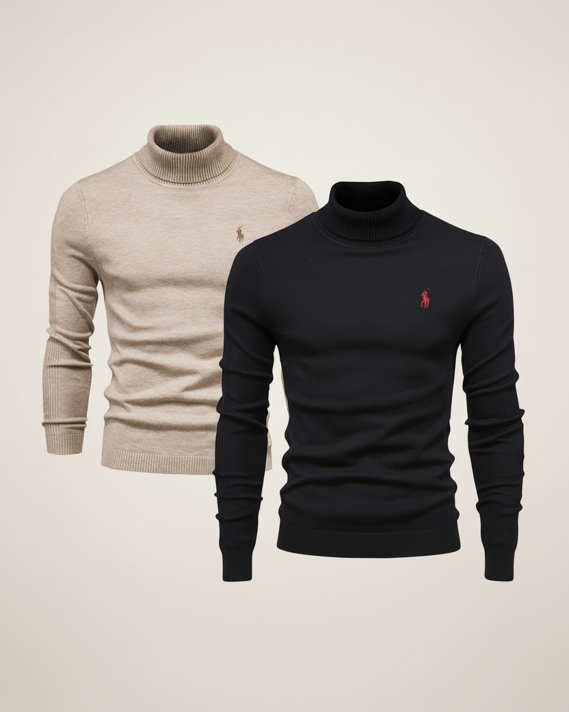 St. Martin Co RL Rollneck Knit Two-Piece Set — front view
