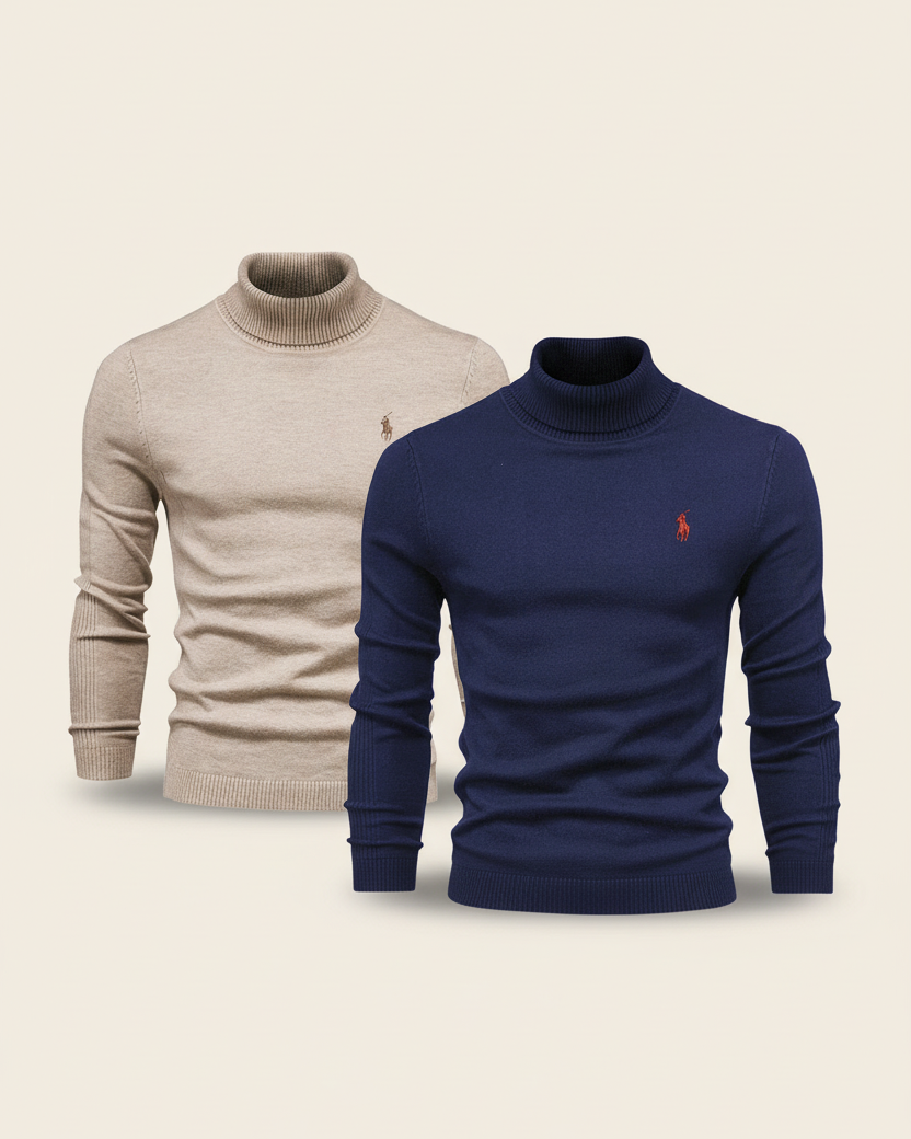 St. Martin Co RL Rollneck Knit Two-Piece Set — lifestyle view