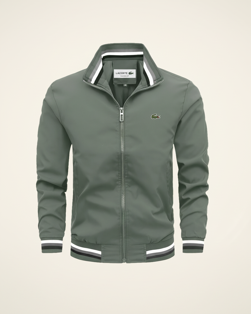 St. Martin Co LC Varsity Stripe Zip Blouson — detail view