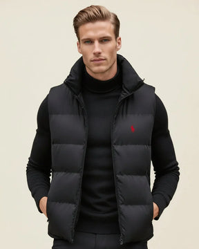 St. Martin Co RL Alpine Gilet and Roll-Neck Set — back view
